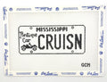 Cruisin The Coast Hand Painted Needlepoint Canvas | Antique Cars | 18 Mesh