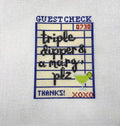 Triple Dipper & Marg Guest Check | Needlepoint Canvas