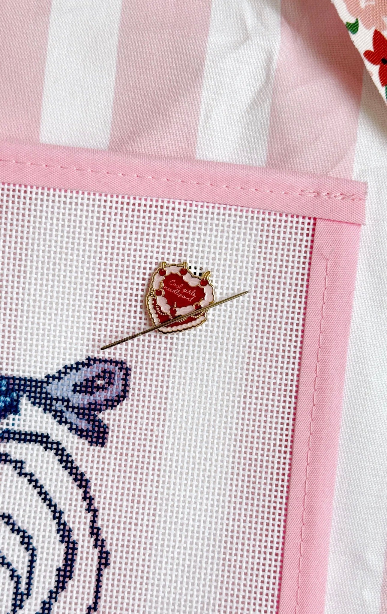 Cool Girls Needlepoint Needle Minder