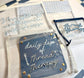 “Daily Dose of Thread Therapy” Clear Project Bag | Small 9" x 12" Needlepoint WIP Bag