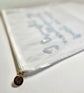 “I brought my needlepoint, just in case” Clear Project Bag | 10x12 Needlepoint WIP Bag