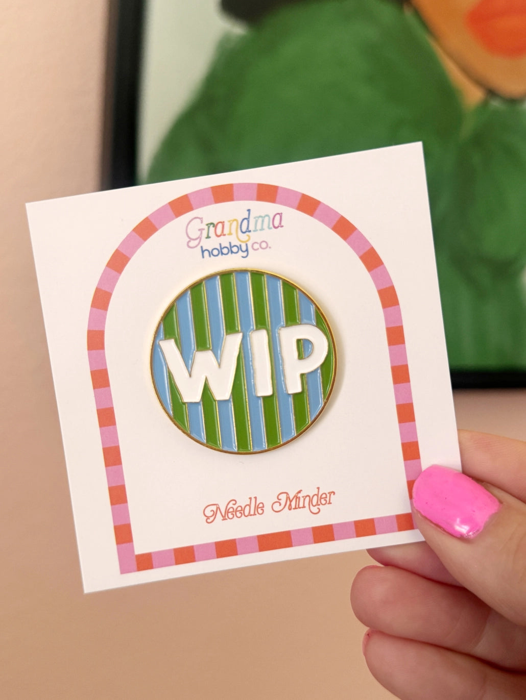 Needle Minder For Needlepoint & Cross Stitch | WIP