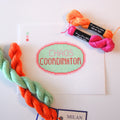 Chaos Coordinator Hand-Painted Needlepoint Canvas