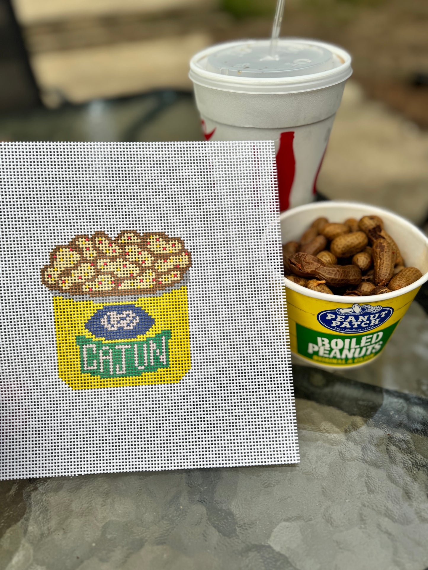 Cajun Boiled Peanuts | Needlepoint Canvas
