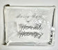 “Daily Dose of Thread Therapy” Clear Project Bag | Small 9" x 12" Needlepoint WIP Bag