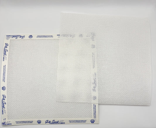 Blank 13 Mesh Needlepoint Canvas | 8x8 Inch Needlepoint Canvas | Available With or Without Bound Edges