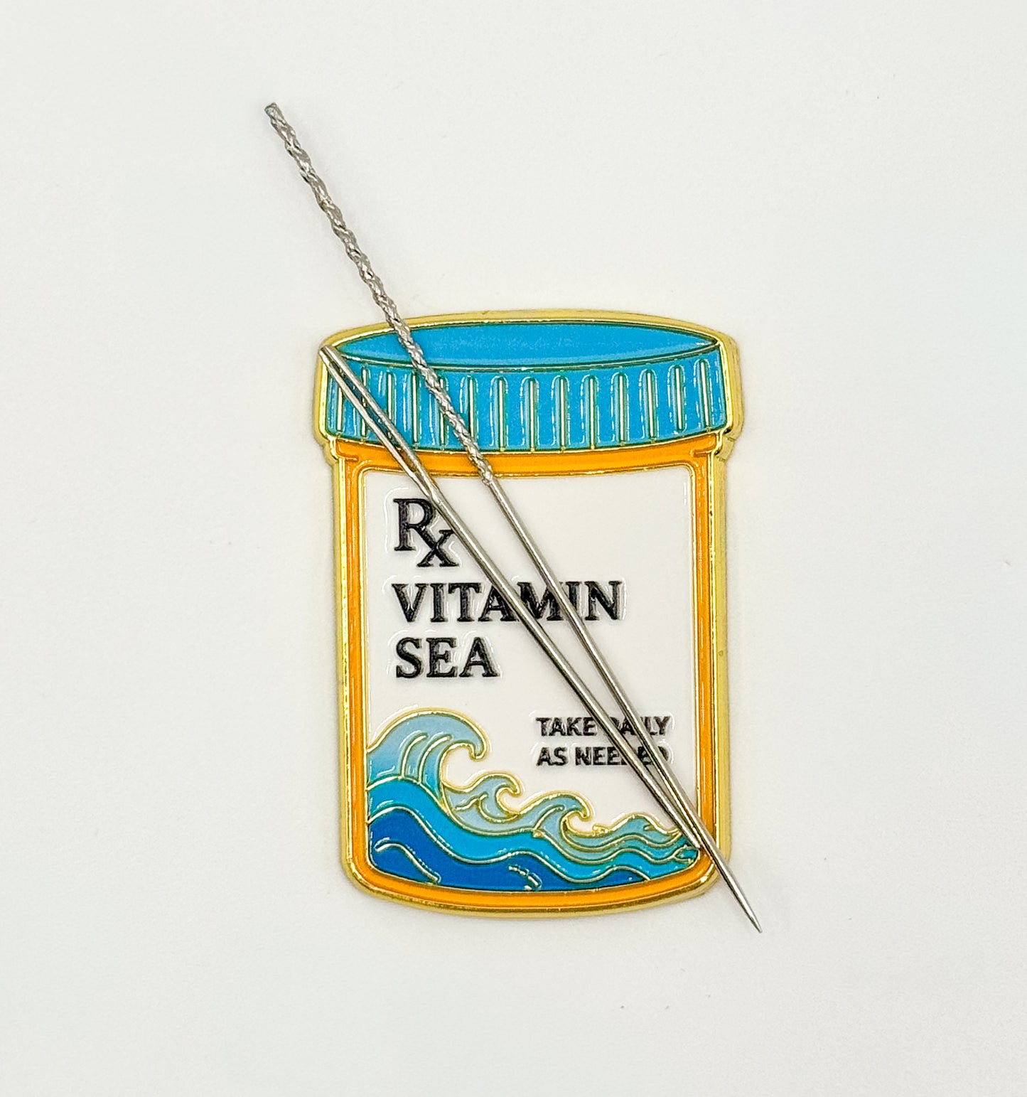 Vitamin Sea Rx Needle Minder | Coastal Needlepoint Accessory