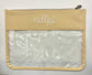 NDLPT Embroidered Needlepoint Project Bag | Small 8" x 11" Clear WIP Pouch