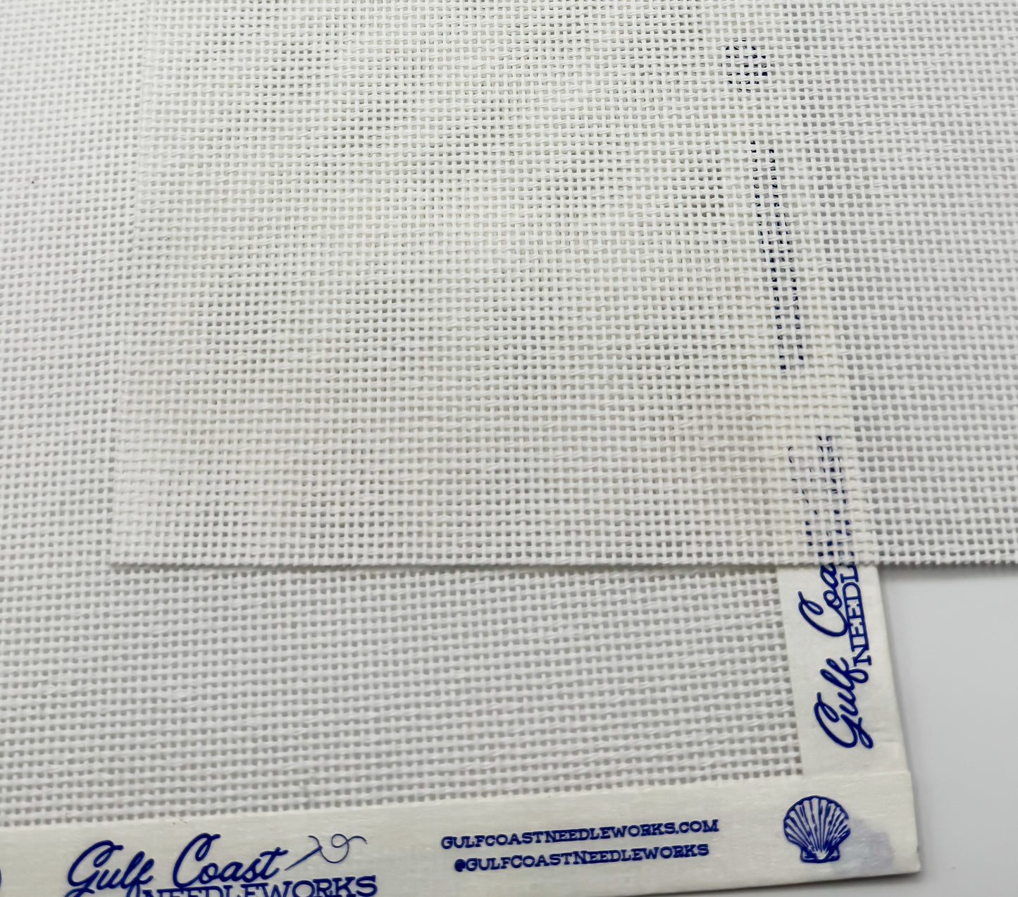 Blank 18 Mesh Needlepoint Canvas | 8x8 Inch Needlepoint Canvas | Available With or Without Bound Edges