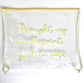 “I Brought My Needlepoint, Just in Case” Clear Stash Bag | Oversized Needlepoint Project Bag
