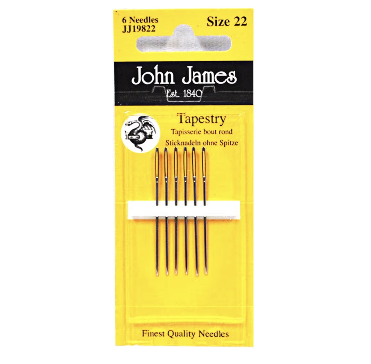 John James Needles - Size 22