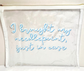 “I brought my needlepoint, just in case” Clear Project Bag | 10x12 Needlepoint WIP Bag