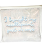 “I brought my needlepoint, just in case” Clear Project Bag | 10x12 Needlepoint WIP Bag