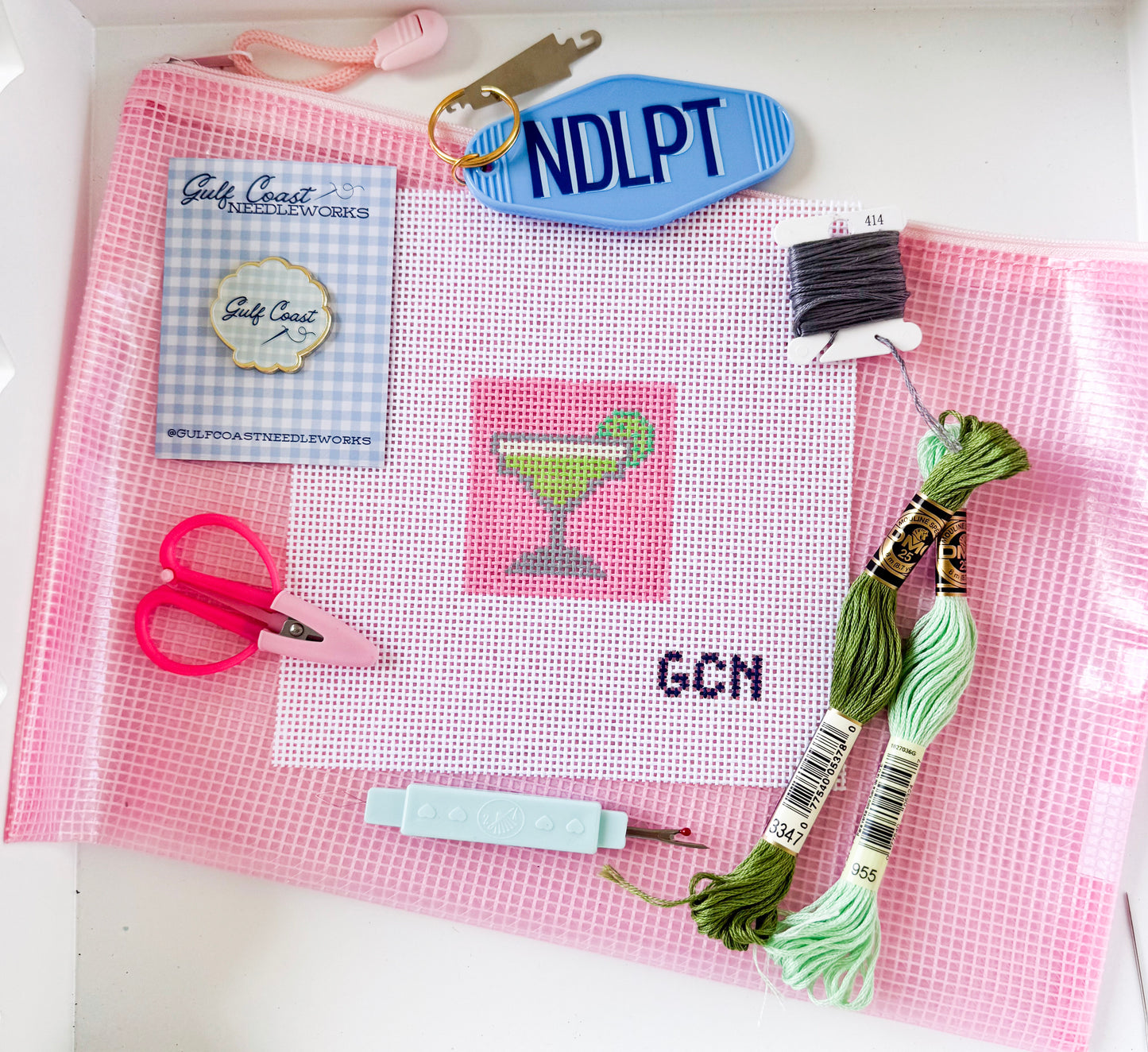 Margarita Beginner Needlepoint Canvas & Kit