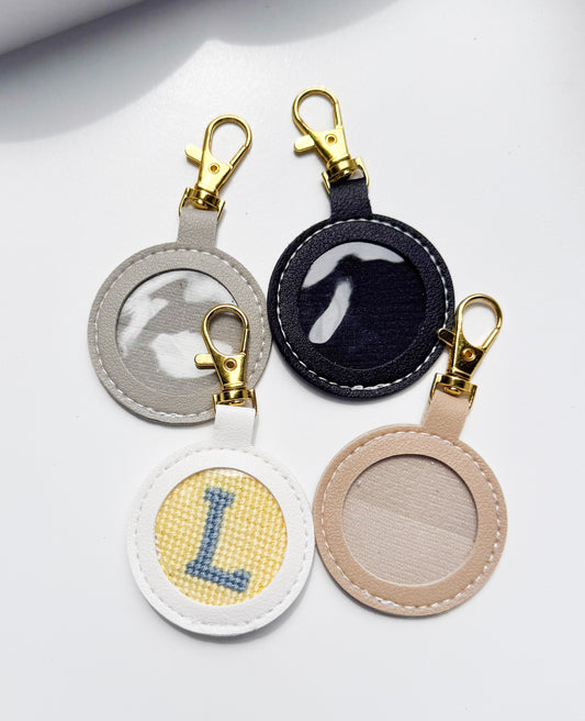 Personalized Monogram Needlepoint Key Fob