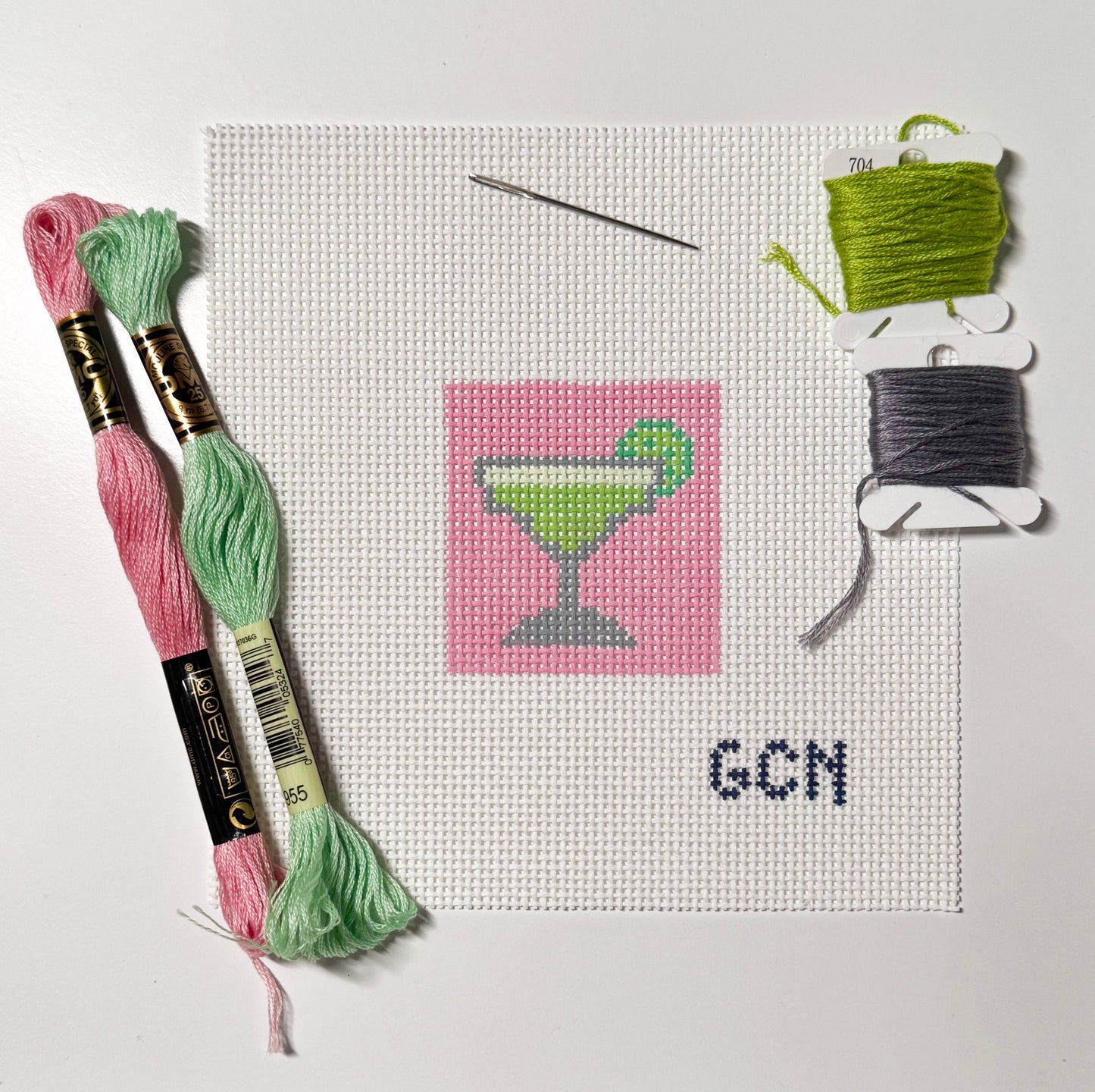 Margarita Beginner Needlepoint Canvas & Kit