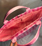 Pastel Summer Striped Waterproof Beach Tote
