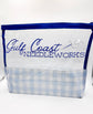 Gulf Coast Needleworks Clear Project Bag | Small Logo Vinyl WIP Pouch