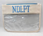 NDLPT Embroidered Needlepoint Project Bag | Small 8" x 11" Clear WIP Pouch