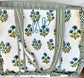Seashell Toile Hand-Quilted Large Tote Bag With Scalloped Top